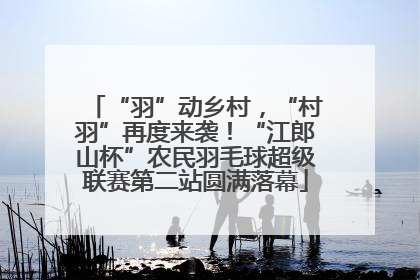 “羽”动乡村，“村羽”再度来袭！“江郎山杯”农民羽毛球超级联赛第二站圆满落幕