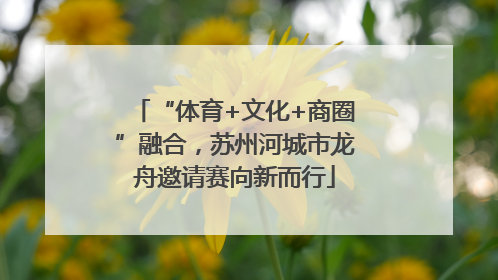 “体育+文化+商圈”融合，苏州河城市龙舟邀请赛向新而行