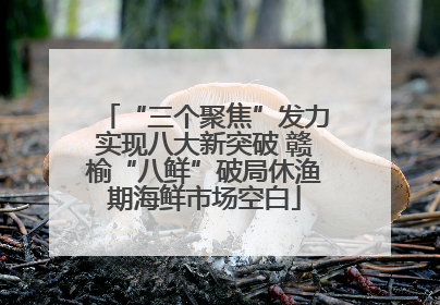 “三个聚焦”发力实现八大新突破 赣榆“八鲜”破局休渔期海鲜市场空白