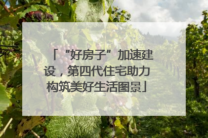 “好房子”加速建设，第四代住宅助力构筑美好生活图景