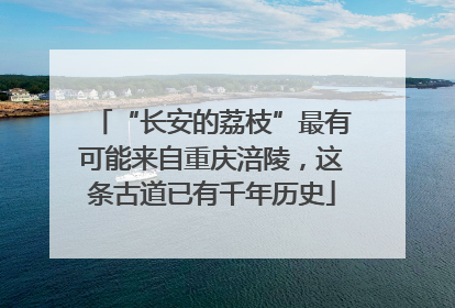 “长安的荔枝”最有可能来自重庆涪陵，这条古道已有千年历史