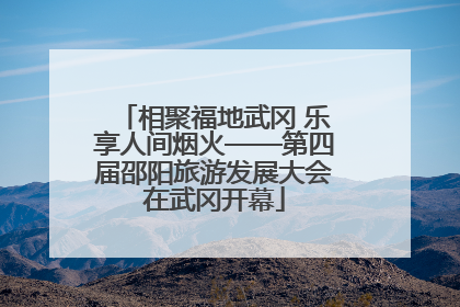 相聚福地武冈 乐享人间烟火——第四届邵阳旅游发展大会在武冈开幕