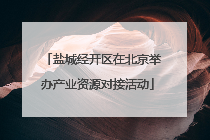 盐城经开区在北京举办产业资源对接活动