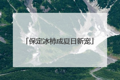 保定冰柿成夏日新宠