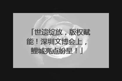 世遗绽放，版权赋能！深圳文博会上，鲤城亮点纷呈！