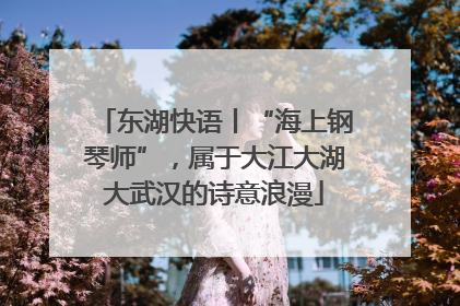 东湖快语丨“海上钢琴师”，属于大江大湖大武汉的诗意浪漫