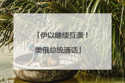 伊以继续互袭！美俄总统通话