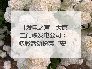 发电之声｜大唐三门峡发电公司：多彩活动扮亮“安全生产月”