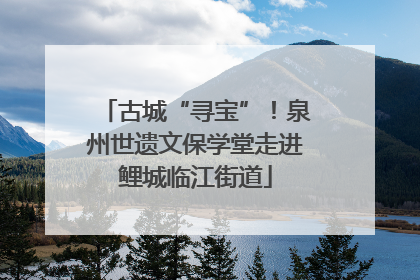 古城“寻宝”！泉州世遗文保学堂走进鲤城临江街道