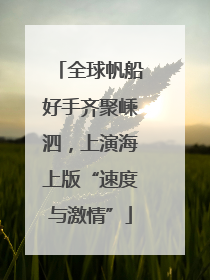 全球帆船好手齐聚嵊泗，上演海上版“速度与激情”