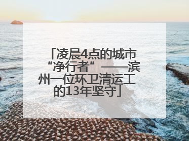 凌晨4点的城市“净行者”——滨州一位环卫清运工的13年坚守