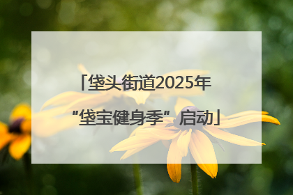 垡头街道2025年“垡宝健身季”启动