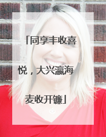 同享丰收喜悦，大兴瀛海麦收开镰