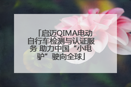 启迈QIMA电动自行车检测与认证服务 助力中国“小电驴”驶向全球