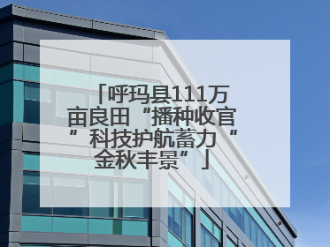 呼玛县111万亩良田“播种收官”科技护航蓄力“金秋丰景”