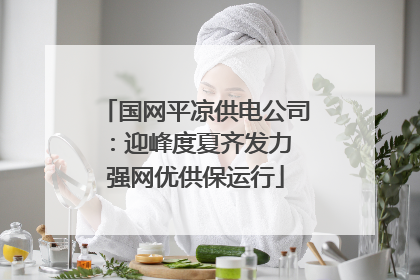 国网平凉供电公司：迎峰度夏齐发力 强网优供保运行