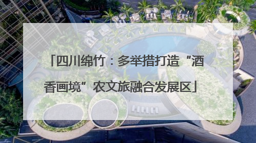 四川绵竹：多举措打造“酒香画境”农文旅融合发展区