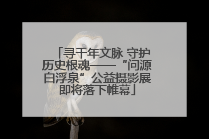 寻千年文脉 守护历史根魂——“问源白浮泉”公益摄影展即将落下帷幕