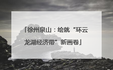徐州泉山：绘就“环云龙湖经济带”新画卷