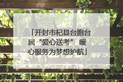 开封市杞县台胞台属“爱心送考” 暖心服务为梦想护航