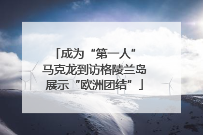 成为“第一人” 马克龙到访格陵兰岛展示“欧洲团结”