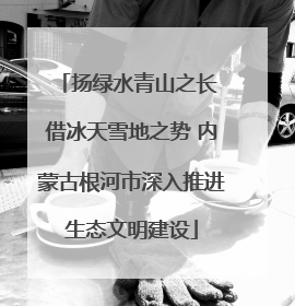 扬绿水青山之长 借冰天雪地之势 内蒙古根河市深入推进生态文明建设