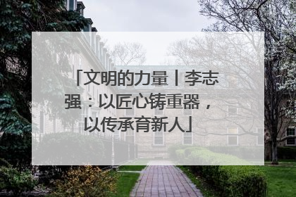 文明的力量丨李志强：以匠心铸重器，以传承育新人