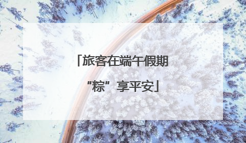 旅客在端午假期“粽”享平安