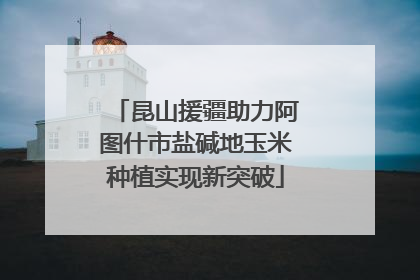 昆山援疆助力阿图什市盐碱地玉米种植实现新突破