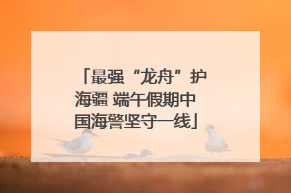 最强“龙舟”护海疆 端午假期中国海警坚守一线