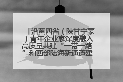 沿黄四省（陕甘宁蒙）青年企业家深度融入高质量共建“一带一路”和西部陆海新通道建设战略合作交流会在甘肃兰州召开