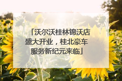 沃尔沃桂林锦沃店盛大开业，桂北豪车服务新纪元来临