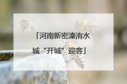 河南新密溱洧水城“开城”迎客