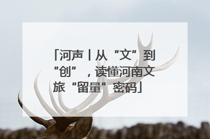 河声丨从“文”到“创”，读懂河南文旅“留量”密码
