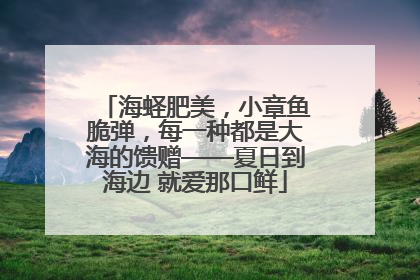 海蛏肥美，小章鱼脆弹，每一种都是大海的馈赠——夏日到海边 就爱那口鲜