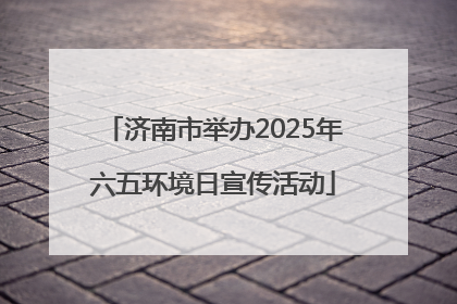 济南市举办2025年六五环境日宣传活动