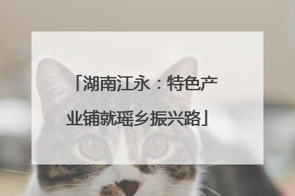 湖南江永：特色产业铺就瑶乡振兴路