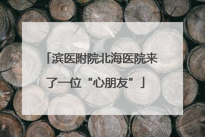 滨医附院北海医院来了一位“心朋友”