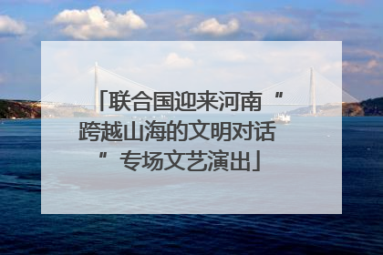 联合国迎来河南“跨越山海的文明对话”专场文艺演出