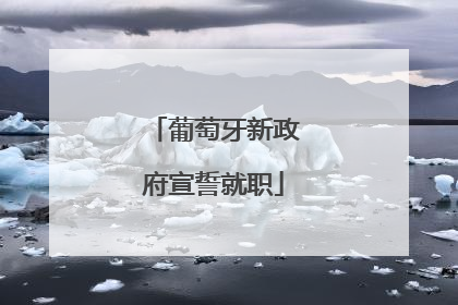 葡萄牙新政府宣誓就职