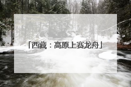 西藏：高原上赛龙舟