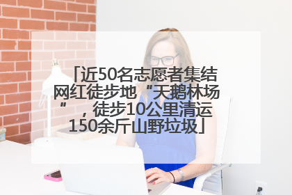 近50名志愿者集结网红徒步地“天鹅林场”，徒步10公里清运150余斤山野垃圾