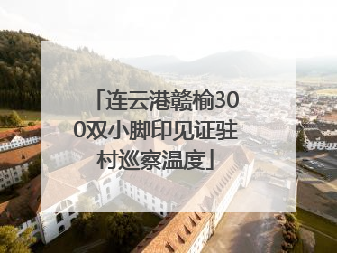 连云港赣榆300双小脚印见证驻村巡察温度