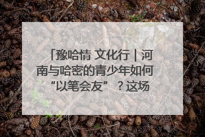 豫哈情 文化行｜河南与哈密的青少年如何 “以笔会友”？这场书画展藏着答案