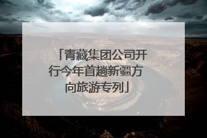 青藏集团公司开行今年首趟新疆方向旅游专列