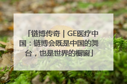 链博传奇｜GE医疗中国：链博会既是中国的舞台，也是世界的橱窗