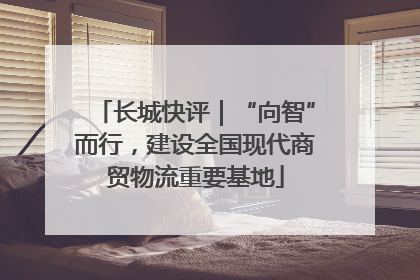 长城快评｜“向智”而行，建设全国现代商贸物流重要基地