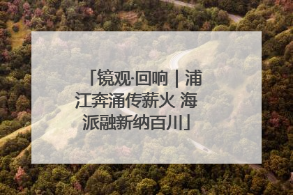 镜观·回响｜浦江奔涌传薪火 海派融新纳百川