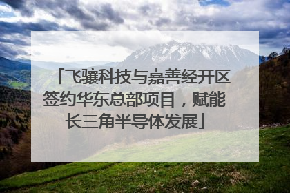 飞骧科技与嘉善经开区签约华东总部项目，赋能长三角半导体发展