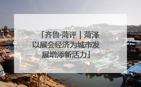 齐鲁·菏评｜菏泽以展会经济为城市发展增添新活力